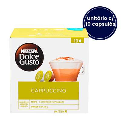 Cápsula Dolce Gusto Cappuccino - Caixa com 10 Unidades