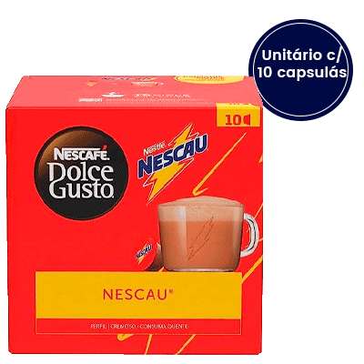 Cápsula Nescau Dolce Gusto Nescafé - Caixa com 10 Unidades