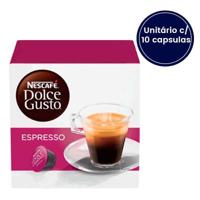 Cápsulas Dolce Gusto Espresso - Caixa com 10 Unidades