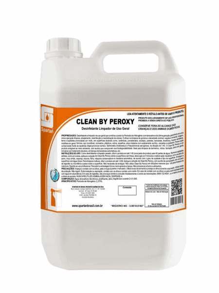 Desinfetante Clean By Peroxy Spartan 5 Litros