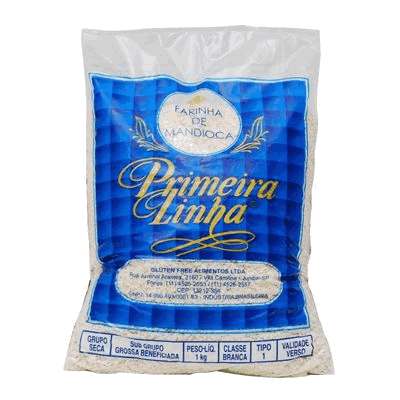 Farinha de Mandioca Grossa Primeira Linha 1kg