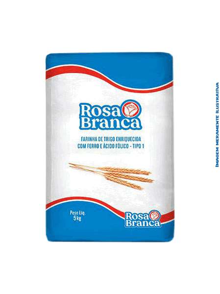 Farinha de Trigo Rosa Branca 5kg