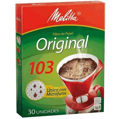 Filtro de Papel Melitta 103 - Caixa com 30 Unidades