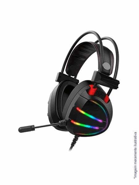 Headset Gamer Kmex AR70 USB Preto RG