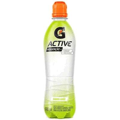 Isotônico Gatorade G-active de Limão 500ml - Pacote com 12 Un