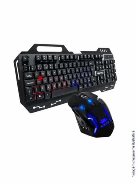 Kit Teclado e Mouse Gamer Knup KP-205