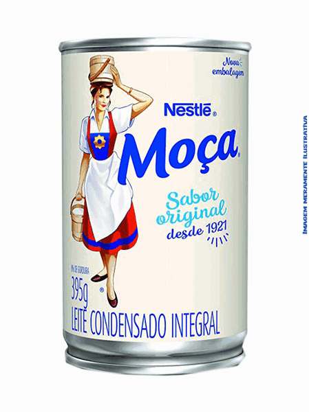 Leite Condensado Moça Nestlé - Lata 395g