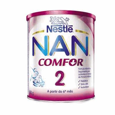 Leite Nan Comfor 2 Lata 800g - A partir do 6° mês