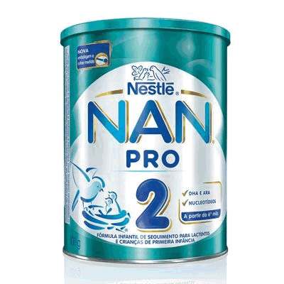 Leite Nan PRO 2 Lata 800g - A partir do 6° mês