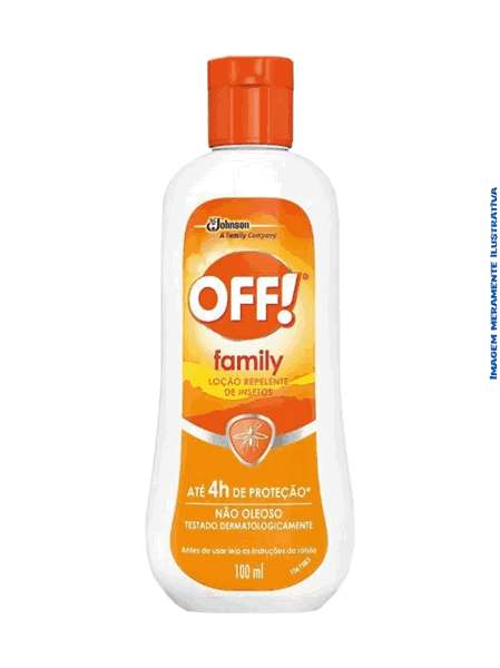 Loção Repelente de Insetos OFF! Johnson - 100ml