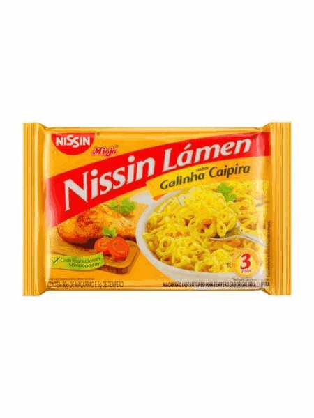 Macarrão Instantâneo Nissin Lámen Galinha Caipira 85g