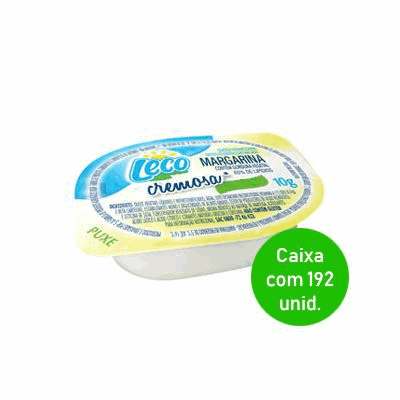 Margarina com Sal Leco Sachê - Caixa com 192 unidades