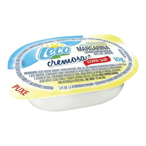 Margarina sem Sal Leco Sachê - Caixa com 192 unidades