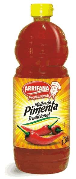 Molho de Pimenta Arrifana - Garrafa com 1 Litro