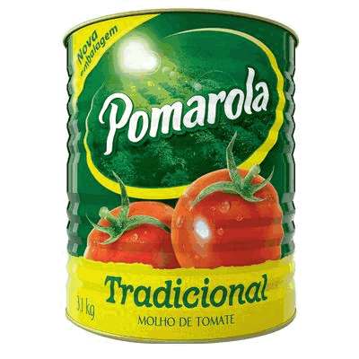 Molho de Tomate Tradicional Pomarola - Lata com 3,1kg