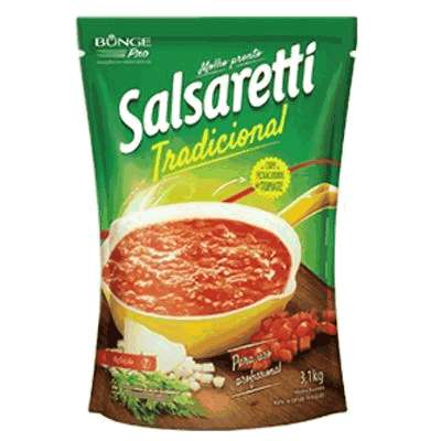 Molho de Tomate Tradicional Salsaretti - Pacote com 3,1kg