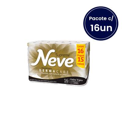 Papel Higiênico Folha Trila Neve Com 16un