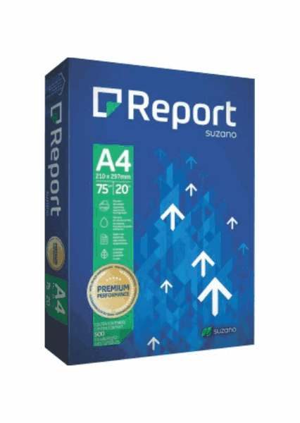 Papel Sulfite A4 Comum Report com 500 Folhas