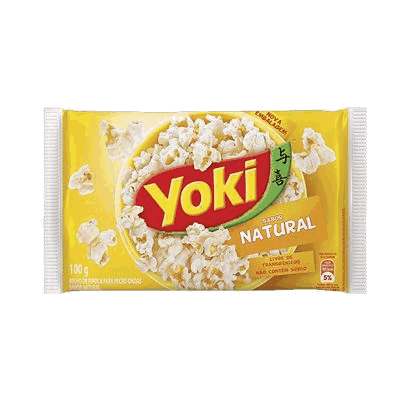 Pipoca de Microondas Sabor Natural Yoki - 100g