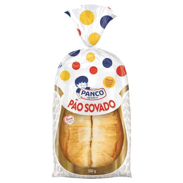 Pão Sovado Panco - Pacote com 500g