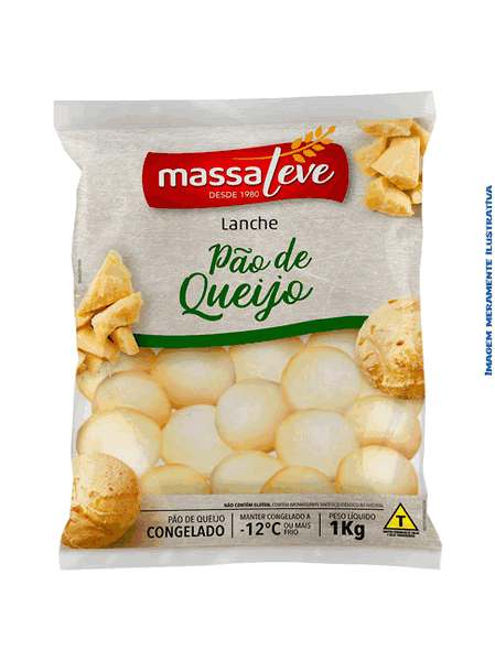 Pão de Queijo Lanche Massa Leve 1kg