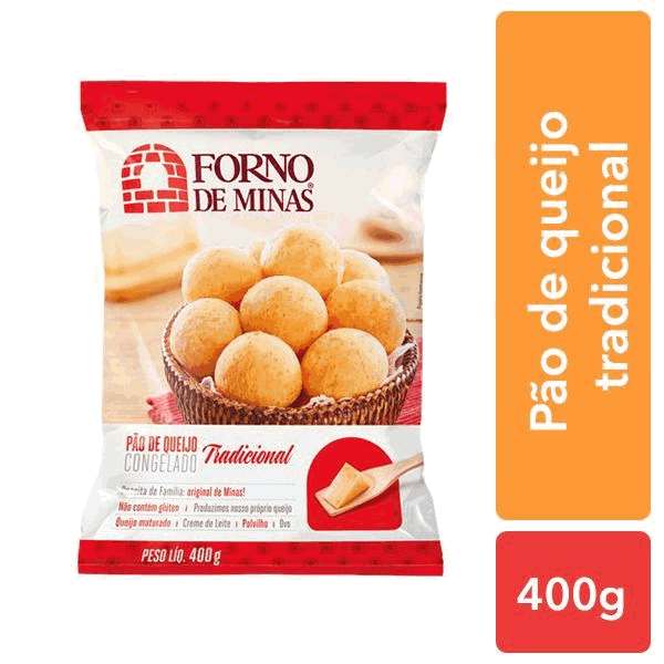 Pão de Quejio Tradicional Forno de Minas - 400g