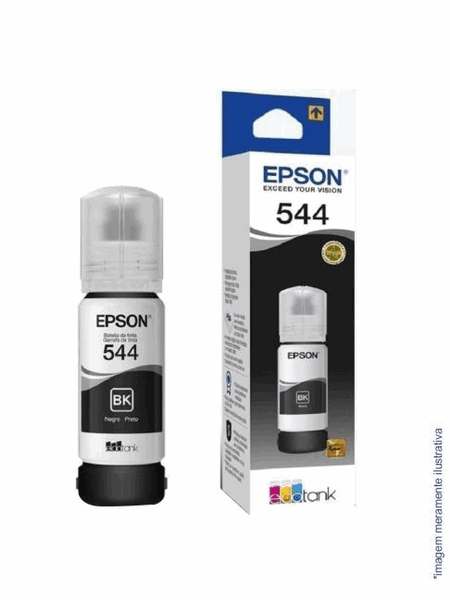 Refil de Tinta Epson T544 Preto Original