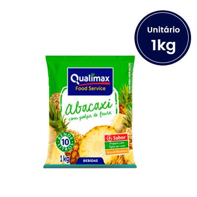 Refresco em Pó de Abacaxi Qualimax - 1kg