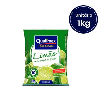 Refresco em Pó de Limão Qualimax - 1kg