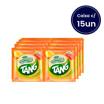 Refresco em Pó de Manga Tang 25g - Caixa com 15 Unidades