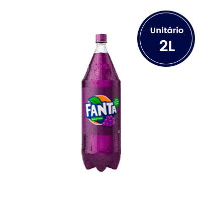 Refrigerante Fanta Uva 2 Litros - 1 unidade