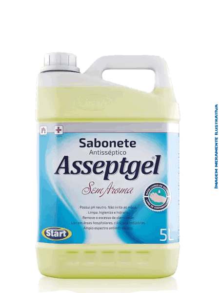 Sabonete Líquido Asseptgel Sem Aroma - 5L