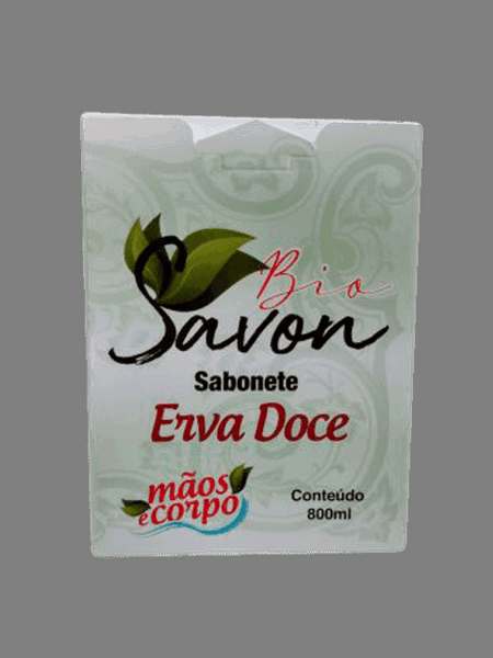 Sabonete Líquido Erva Doce 800g Bio Sanon