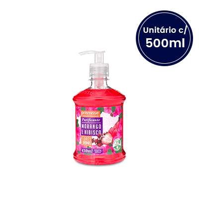 Sabonete Líquido Premisse Morango e Hibisco - 500ml