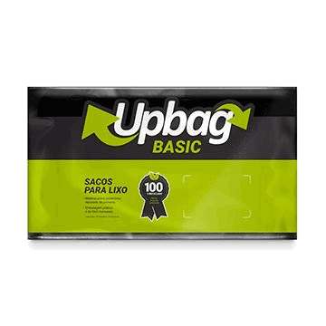 Saco para Lixo Up Bag Basic Branco 50L pacote com 50 Unidades