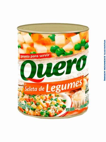 Seleta de Legumes Quero - Lata com 170g