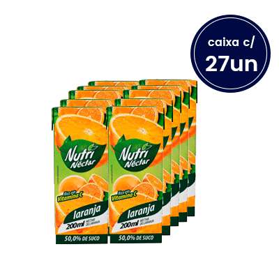 Suco Nutri Néctar de Laranja 200ml - Caixa