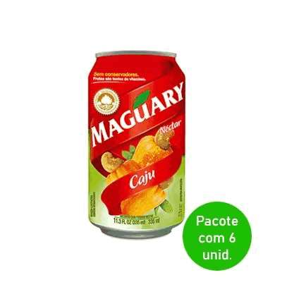 Suco Néctar de Cajú Maguary Lata 335ml - Pacote c/ 6 unidades