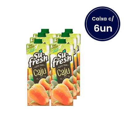 Suco Sabor Caju Sufresh 1L Caixa Com 6 Un