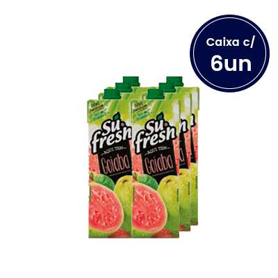 Suco Sabor Goiaba Sufresh 1L Caixa Com 6 un