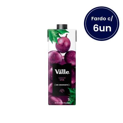 Suco Sabor Uva Del Valle 1L Fardo Com 6un