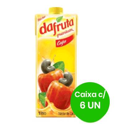 Suco de Cajú Dafruta 1 Litro - com 6 Unidades