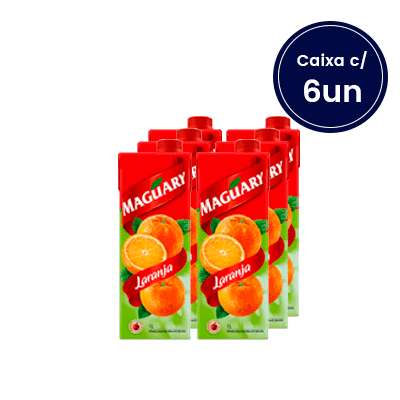 Suco de Laranja Maguary 1 L - caixa c/ 6un