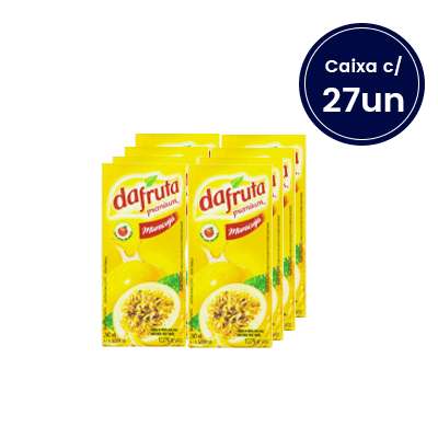 Suco de Maracujá Dafruta 200ml - Caixa com 27 Unidades