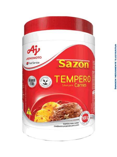 Tempero Sazón Vermelho Profissional - 900g