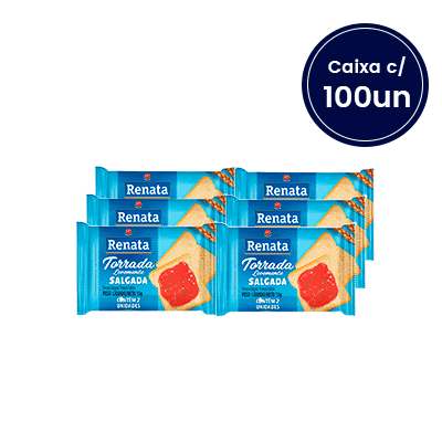 Torrada Salgada Tradicional Renata Sache 15g - Caixa com 100un