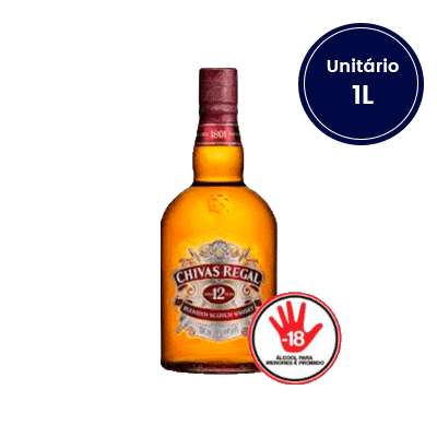 Whisky Chivas Regal 12 anos 1L