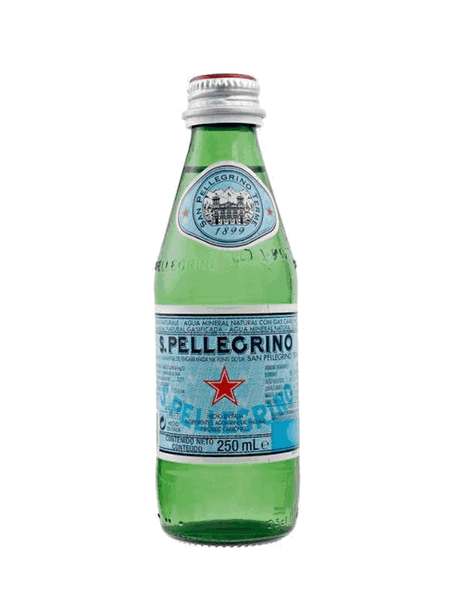 Água Mineral San Pelegrino 250ml com gás 24 unidades