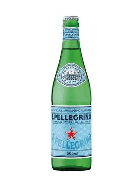 Água Mineral San Pelegrino 505ml com gás 24 unidades