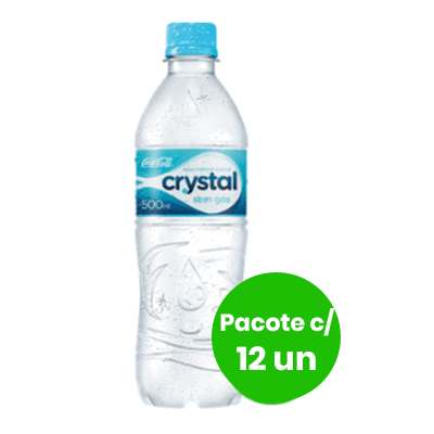 Água Mineral Crystal s/ Gás 500ml c/ 12un